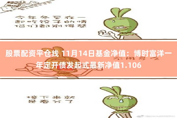 股票配资平仓线 11月14日基金净值：博时富洋一年定开债发起式最新净值1.106