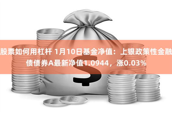 股票如何用杠杆 1月10日基金净值：上银政策性金融债债券A最新净值1.0944，涨0.03%